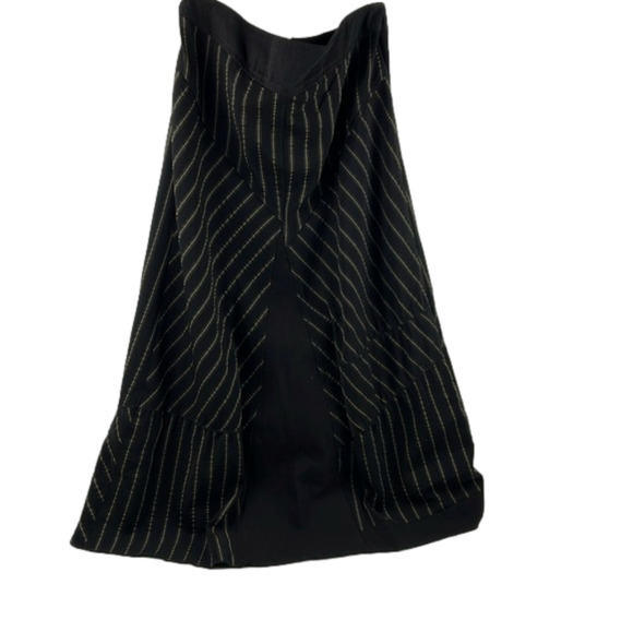 Solola black  striped lagenlook skirt - Picture 1 of 8